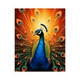 thumbnail image 1 of Paint by Numbers Kit for Adults, Vibrant Peacock Feathers Display Paint by Numbers, Easy Paint by Numbers Kit for Adults Beginner, DIY Adult Paint by Number Kits on Canvas, 12x16in Home Decor, 1 of 7