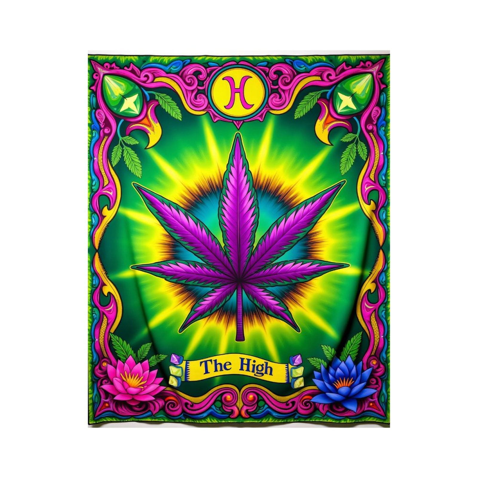 Paint by Numbers Kit for Adults, Vibrant Psychedelic Leaf Art Design Paint by Numbers, Easy Paint by Numbers Kit for Adults Beginner, DIY Adult Paint by Number Kits on Canvas, Home Decor