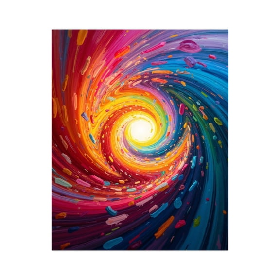 Paint by Numbers Kit for Adults, Vibrant Swirling Abstract Vortex Paint by Numbers, Easy Paint by Numbers Kit for Adults Beginner, DIY Adult Paint by Number Kits on Canvas, Home Decor