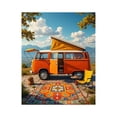 thumbnail image 1 of Paint by Numbers Kit for Adults, Vintage Orange Camper Scenic View Paint by Numbers, Easy Paint by Numbers Kit for Adults Beginner, DIY Adult Paint by Number Kits on Canvas, Home Decor, 1 of 7