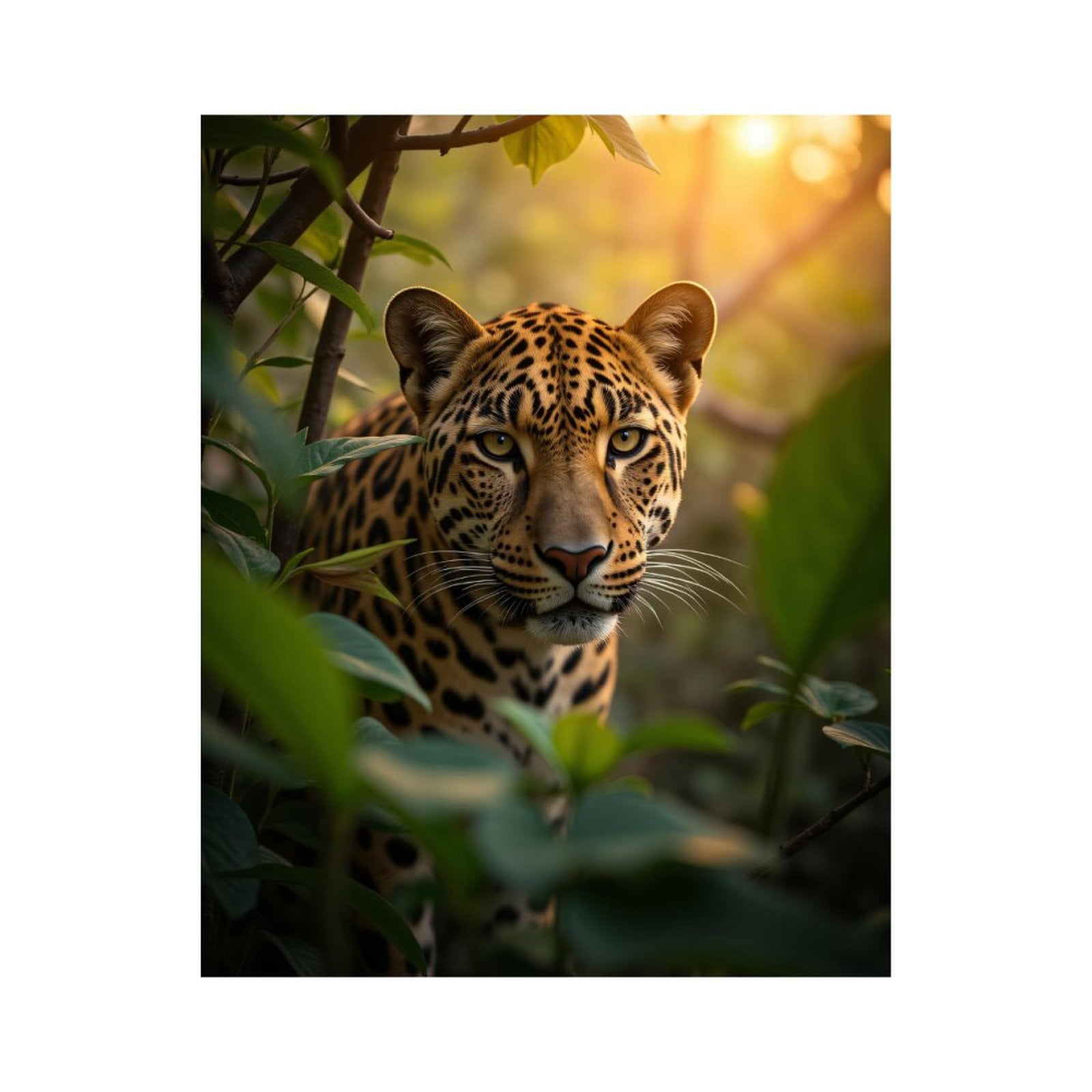 Paint by Numbers Kit for Adults, Wild Cat Jungle Sunset Mystery Paint by Numbers, Easy Paint by Numbers Kit for Adults Beginner, DIY Adult Paint by Number Kits on Canvas, Home Decor