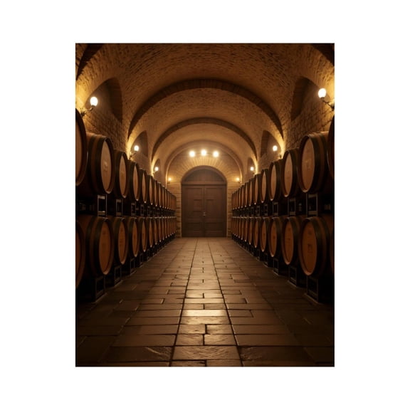 Paint by Numbers Kit for Adults, Wine Cellar Barrels Archway Lighting Paint by Numbers, Easy Paint by Numbers Kit for Adults Beginner, DIY Adult Paint by Number Kits on Canvas, Home Decor