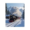 thumbnail image 1 of Paint by Numbers Kit for Adults, Winter Train Snowy Landscape Paint by Numbers, Easy Paint by Numbers Kit for Adults Beginner, DIY Adult Paint by Number Kits on Canvas, Home Decor, 1 of 7