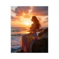 thumbnail image 1 of Paint by Numbers Kit for Adults, Woman Sunset Ocean Reflection Nature Paint by Numbers, Easy Paint by Numbers Kit for Adults Beginner, DIY Adult Paint by Number Kits on Canvas, Home Decor, 1 of 7