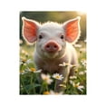 thumbnail image 1 of Paint by Numbers Kit for Adults, Young Piglet Among Daisies Paint by Numbers, Easy Paint by Numbers Kit for Adults Beginner, DIY Adult Paint by Number Kits on Canvas, 12x16in Home Decor, 1 of 7