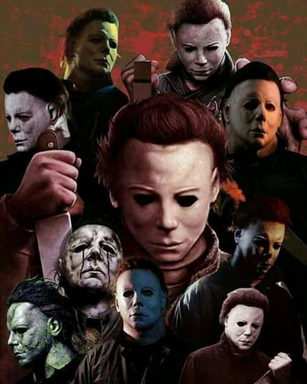 Paint by Numbers Kits for Adults Horror Movie Beginners Digital
