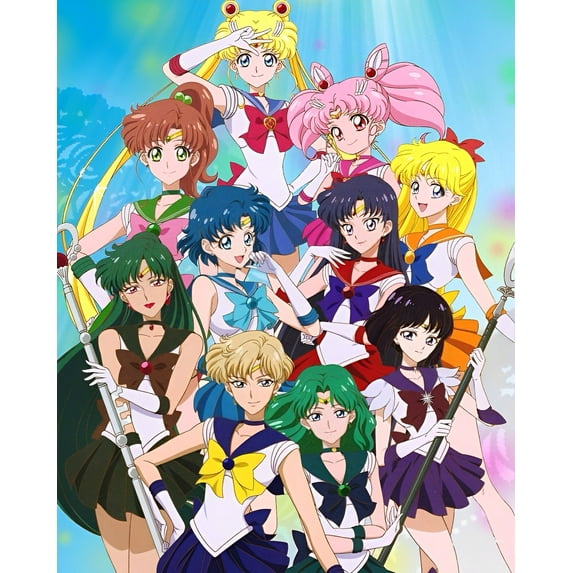 Paint by Numbers Kits for Adults -Sailor Moon (20) - Beginners Digital Oil Paint by Number for Adults Easy Canvas for Home Wall Decoration and Gifts 16X20 inch-