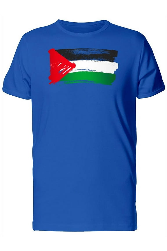 Paint Of Palestine Flag T-Shirt Men -Image by Shutterstock, Male Medium