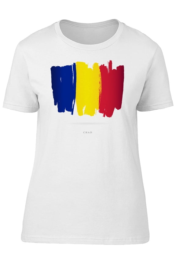 Paint Of The Flag Of Chad T-Shirt Men -Image by Shutterstock, Male Large