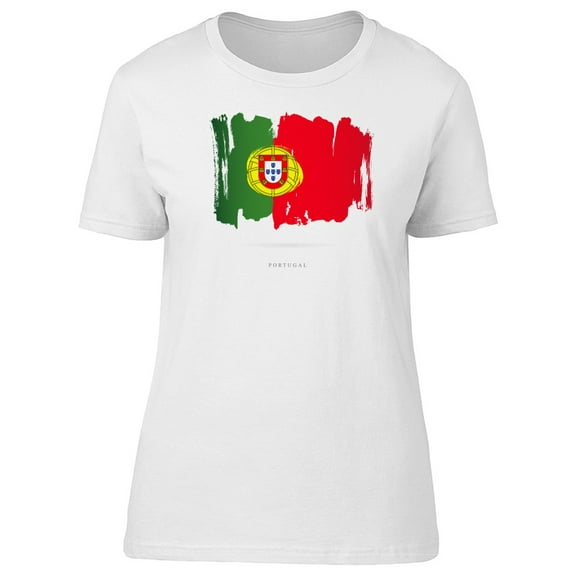Paint Of The Flag Of Portugal T-Shirt Men -Image by Shutterstock, Male Small