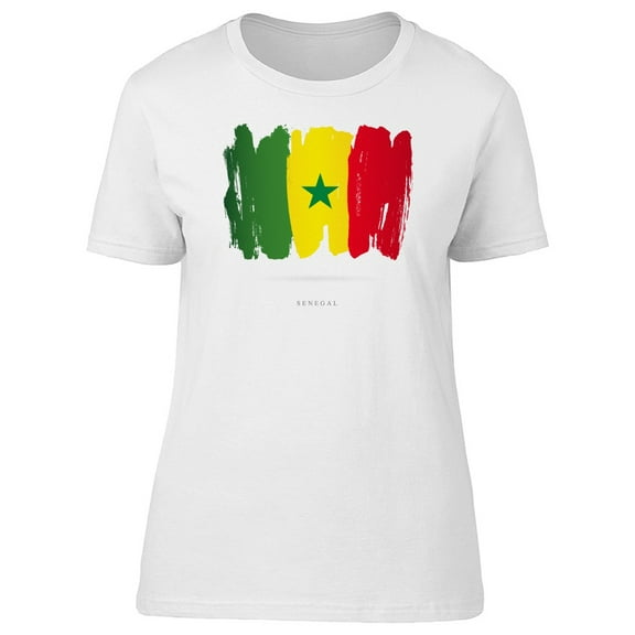 Paint Of The Flag Of Senegal  T-Shirt Men -Image by Shutterstock, Male 3X-Large