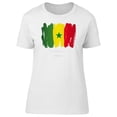 thumbnail image 1 of Paint Of The Flag Of Senegal Tee Men's -Image by Shutterstock, 1 of 4