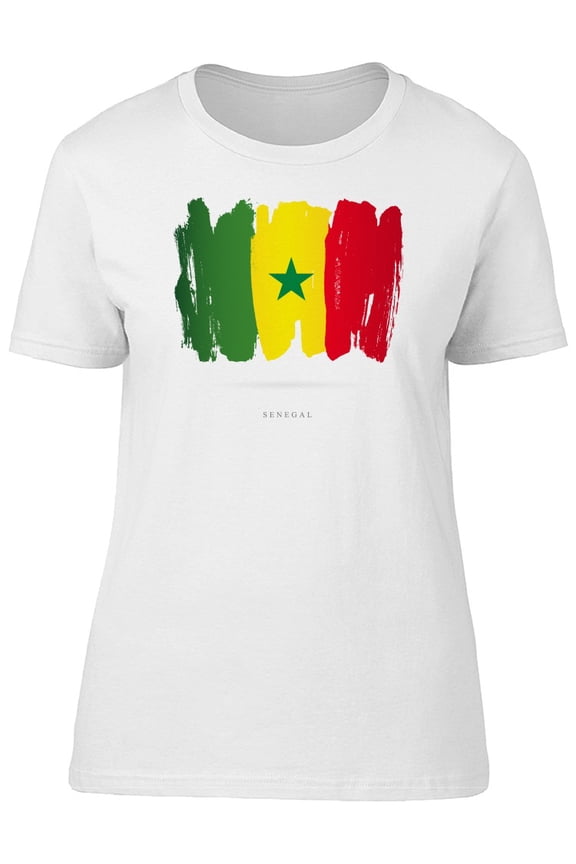 Paint Of The Flag Of Senegal T-Shirt Men -Image by Shutterstock, Male x-Large