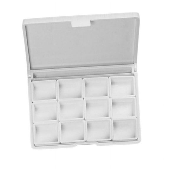 Paint Palette Holder Tray Half Pans Set for Acrylic Oil Watercolor 12 Grids