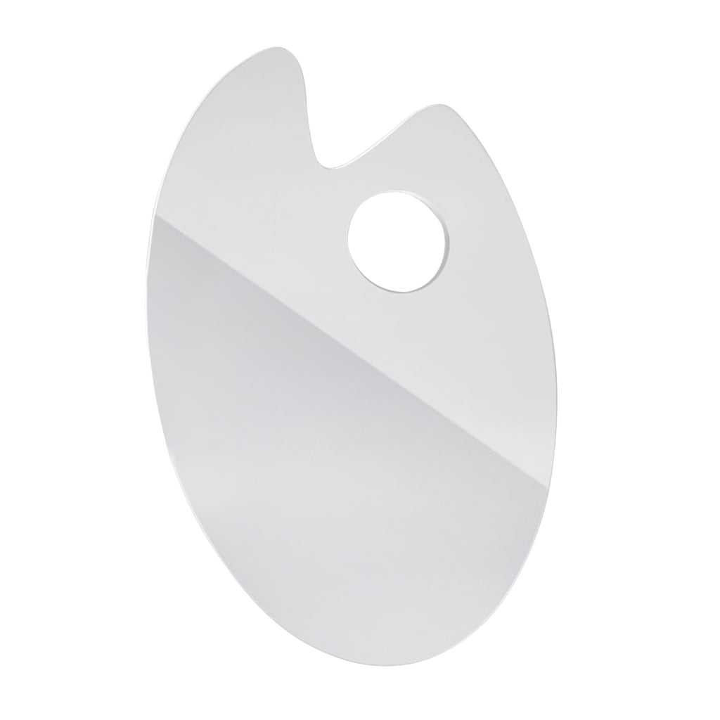 Paint Pallet,Clear Acrylic Paint Palette,Easy Clean Transparent Paint