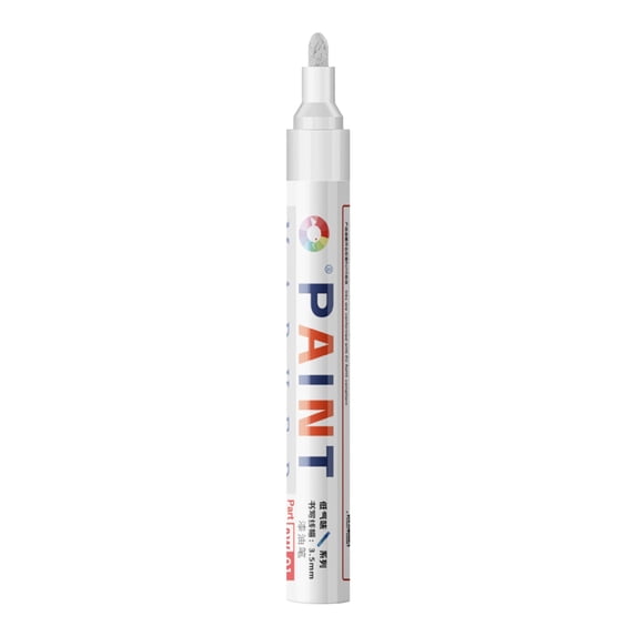 Paint Pen,Paint Marker,Never Fade Quick Dry and Permanent,Oil Based Paint Pen for Inscription Restoration,for Rock Painting, Ceramic, Wood, Fabric, Plastic, Canvas, Glass, Mugs,6.29 inch(White)