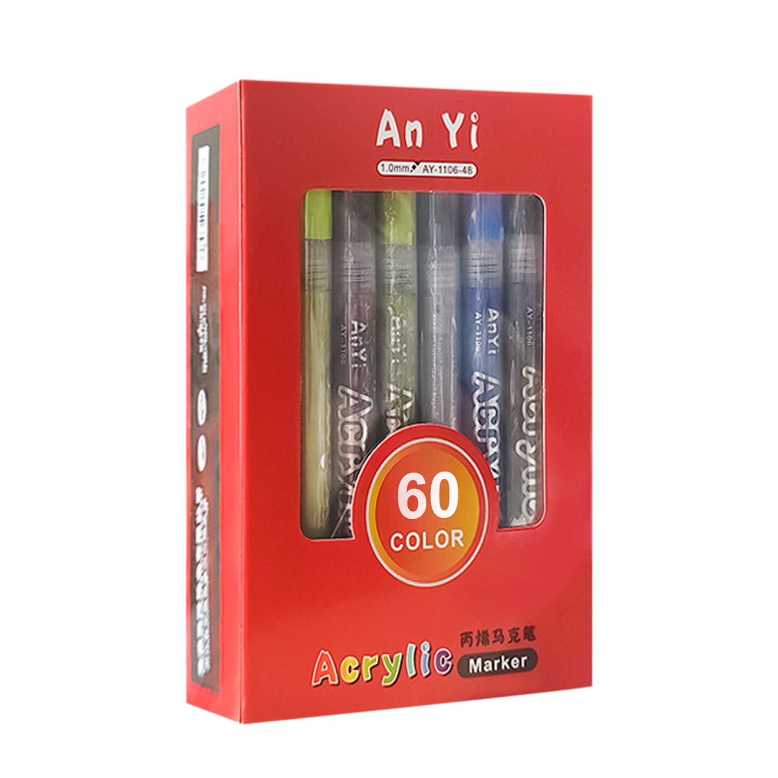 Paint Pens Paint Markers,60 Colors OilBased Waterproof Paint Marker