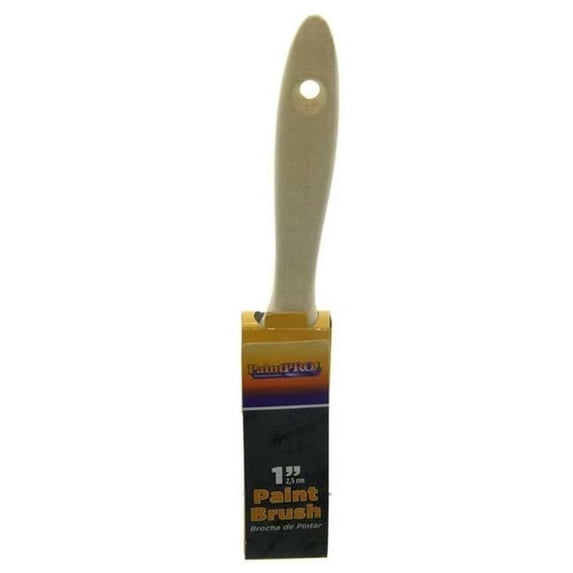 Paint Pro 2336436 1 in. Paint Brush with Wooden Handle - Case of 144