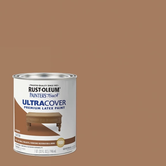 Rust-Oleum Paint Pt Ulrcvr Ntmg Qt — Interior & Exterior Use, Professional Finish