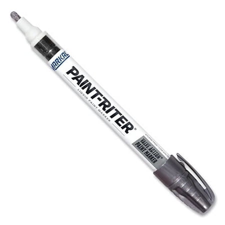 Paint-Riter Valve Action Paint Marker, Aluminum, 1/8 In Tip, Bullet | Bundle of 2 Each