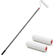 Paint Roller, 6 FT Paint Roller Extension Poles Paint Roller kit with Brush Stainless Steel Poles Splicing Rod House Mural Brush for Walls and Ceiling