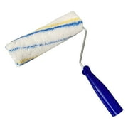 Paint Roller Brush Tool - 12in Premium Wall Ceiling Furniture Painting Roller with Ergonomic Handle - Efficient Paint Applicator Easy Clean(Blue)