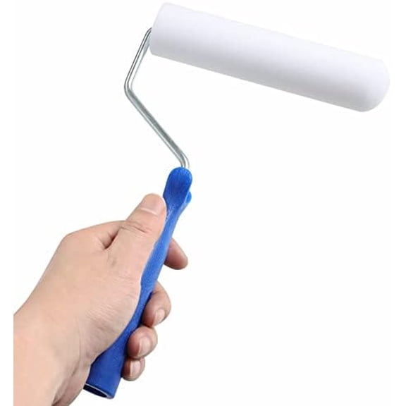 Paint Roller-High Density Foam Small Paint Roller 6 Inch, Mini Roller Set with Tray, Sponge Roller Refills, Finest Finish Foam Rollers for Use with All Paints,9 Piece