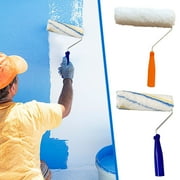 Paint Roller, High-Density Nap, Easy-Clean Handle, Professional Grade, For Home Renovation, Commercial Painting, Durable Synthetic Fibers, Wall Application, Paint Application Tool, Heavy, Accpild