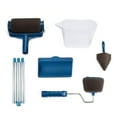 Paint Roller Kit 8 Piece Set Including Paint Roller Brush Quick