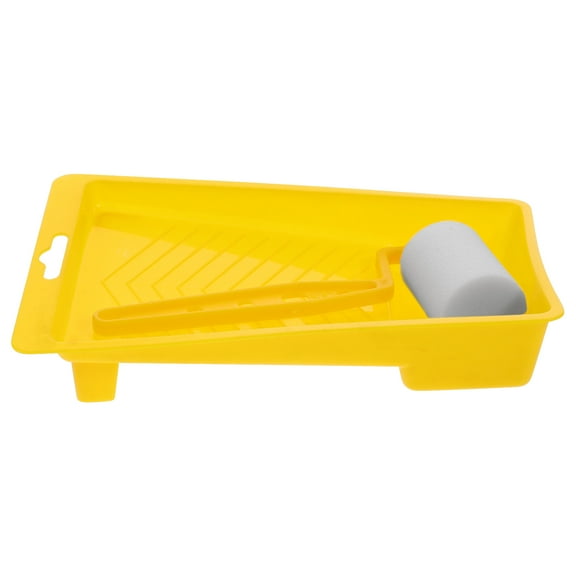 WHAMVOX Yellow Sponge Paint Roller for Painting Suitable for Walls and Furniture Surfaces 1 Set