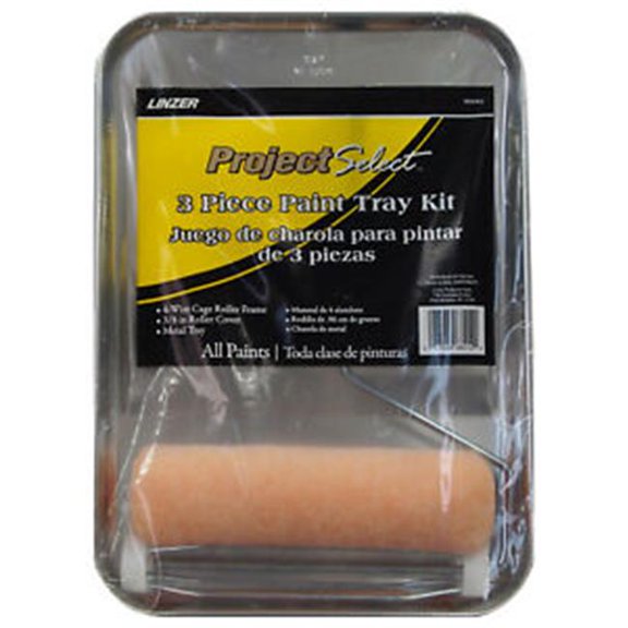 Paint Roller & Tray Set - 3 Piece
