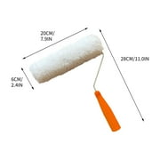 Paint Roller, Wall Painting Tool, Ergonomic Handle, High-Density Fabric, For Home Renovation, Professional Grade, Heavy Duty, Textured Cover, DIY Projects, Commercial Use, Synthetic, Bksdlh