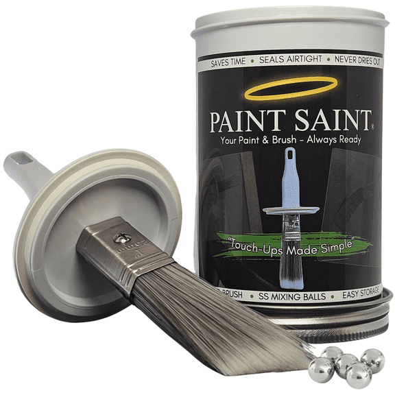 Airtight Touch Up Paint Container with Built-In Brush | Mess-Free House Paint Storage | Quick, Satisfying Touch Ups | Perfect for Homeowners, DIY & Property Managers