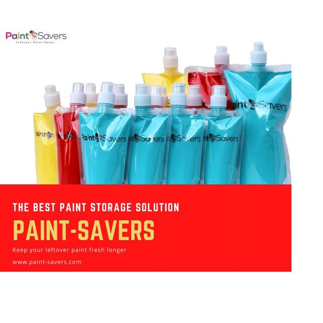 PaintSavers 3Pack, 1Quart Paint Storage Container