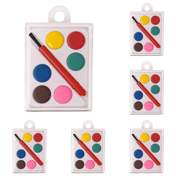 Paint Set Value Pack, 10 Sets with 6 Vibrant Colors for Art Parties, Kids' Creativity & Crafters
