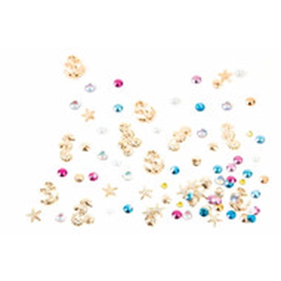 Paint & Sparkle Mermaid Nail Art, Kids Nail Polish and Manicure Kit