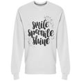 thumbnail image 1 of Paint Splash Smile Sparkle Shine Sweatshirt Men -Image by Shutterstock, Male Medium, 1 of 2