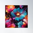 thumbnail image 1 of Paint Splat! Poster Wall Art, Modern Wall Decor For Living Room Bedroom, 30x30 UNFRAMED, 1 of 3