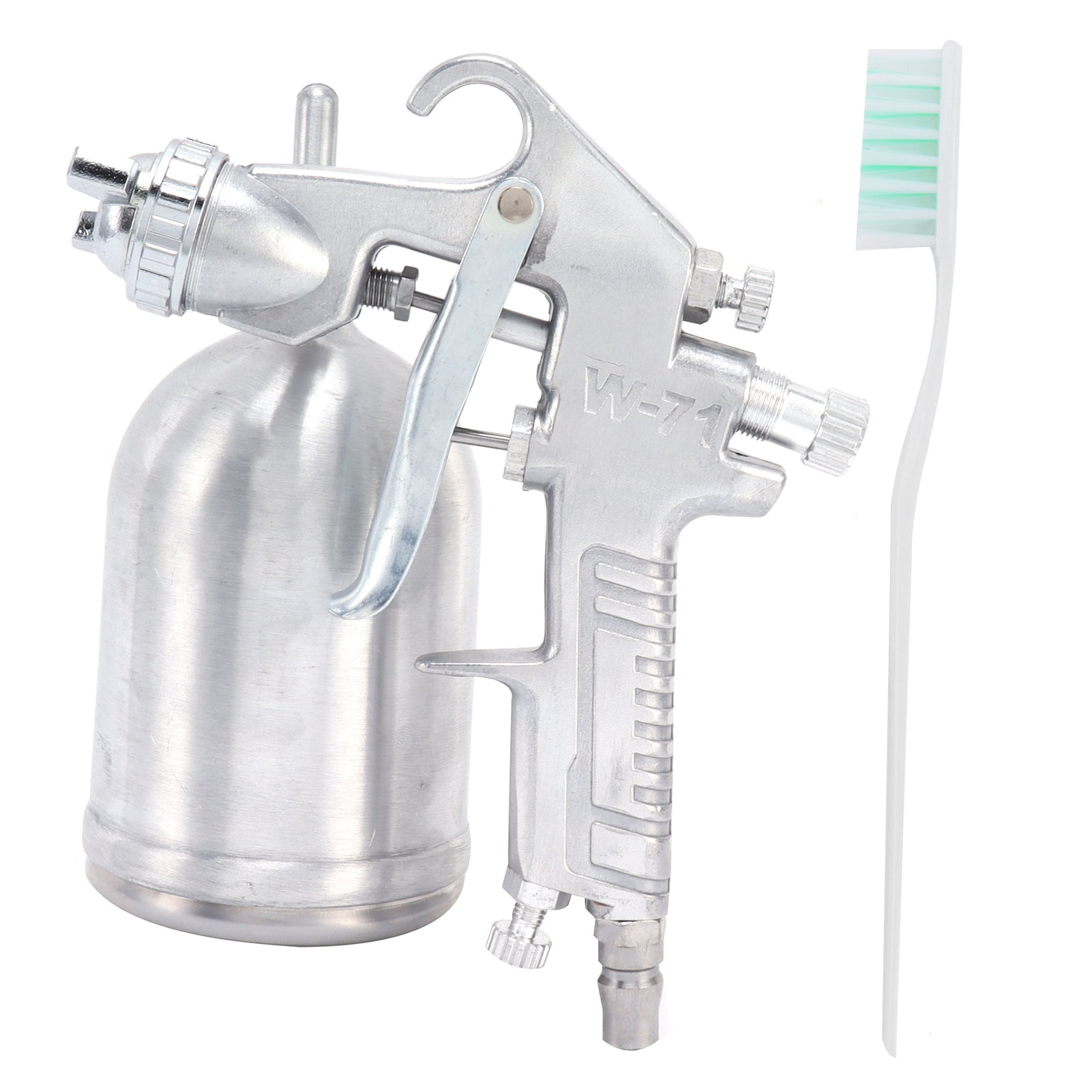 Paint Spray Gun Upper Pot Paint Sprayer Gravity Feed Air Spray Gun Pneumatic Tool for Household
