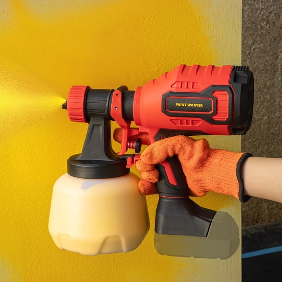 Brushless Cordless Paint Sprayer Compatible with  18V Battery (Battery Not Included), 1000ml/min High Flow, 1200ml Container, 150 Din/s Max Viscosity, Paint Sprayer for Furniture
