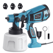 Paint Sprayer, Electric Paint Sprayer with 3 Nozzles, 3 Patterns, 1400ml High Capacity Container, Easy to Clean, for Furniture, Cabinets, Fence, Walls, Door, Garden Chairs DIY Works, etc (Bliue)