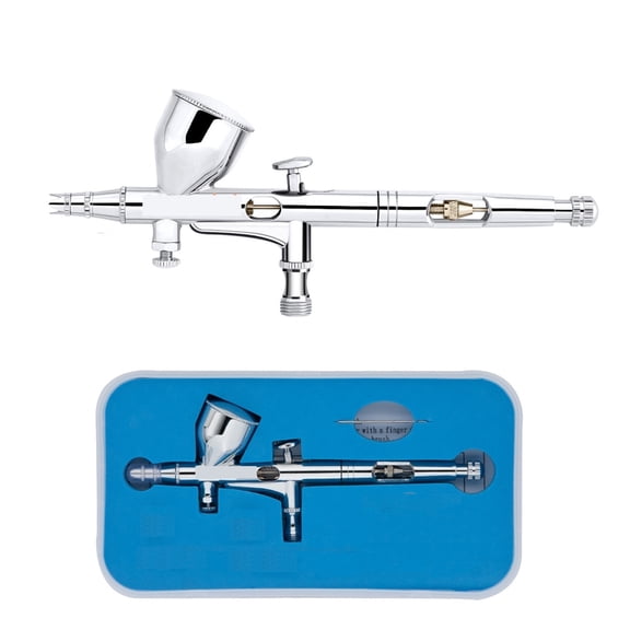 Paint Sprayer NT-180 Dual-Action Spray Gun 9cc Gravity Feed Airbrush Kit Set For Art Craft Model Body Nail ,Versatile applications