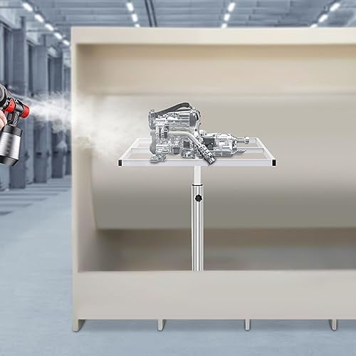 Paint Spraying Rotating Stand, Lifting Rotating Spraying Rack for ...