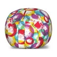 thumbnail image 1 of Paint Storage Toy Bag Chair, Round Blemishes in Various Colors Sea Green Tone, Stuffed Animal Organizer Washable Bag, Large Size, Multicolro, by Ambesonne, 1 of 3