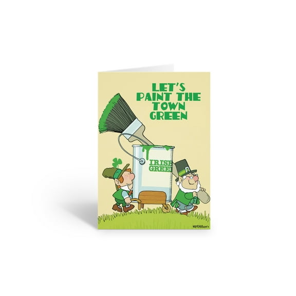 Paint The Town Green - St. Patricks' Day Card Set - 12 Cards & Envelopes - 16011