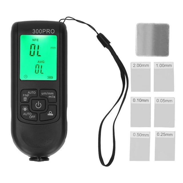 Paint Thickness Gauge Coating Depth Meter Tester Digital Display 0 ...