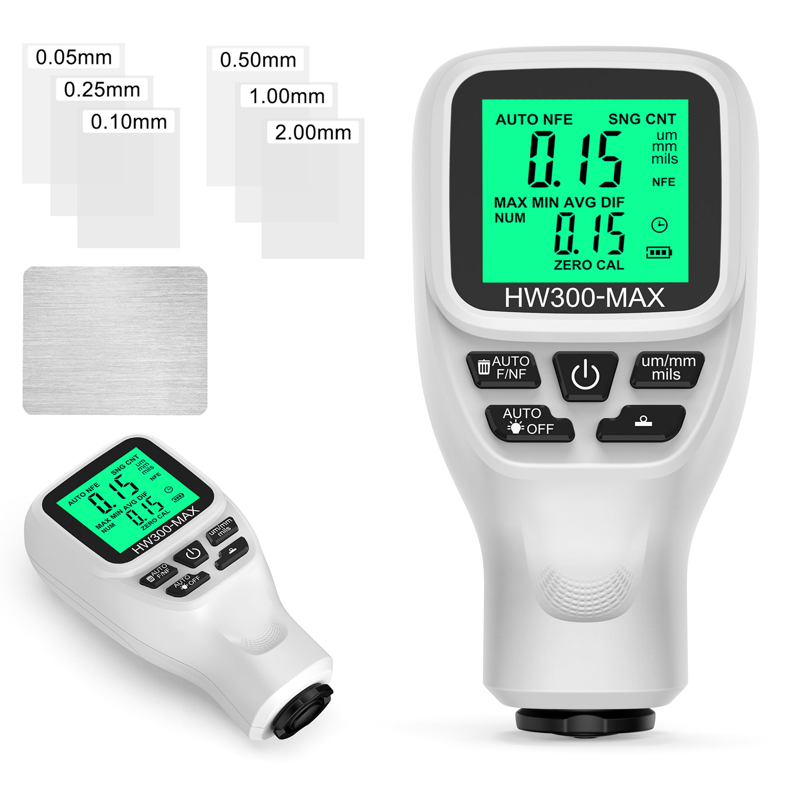 Paint Thickness Gauge Meter Fe/NFe Coating Thickness Gauge Professional