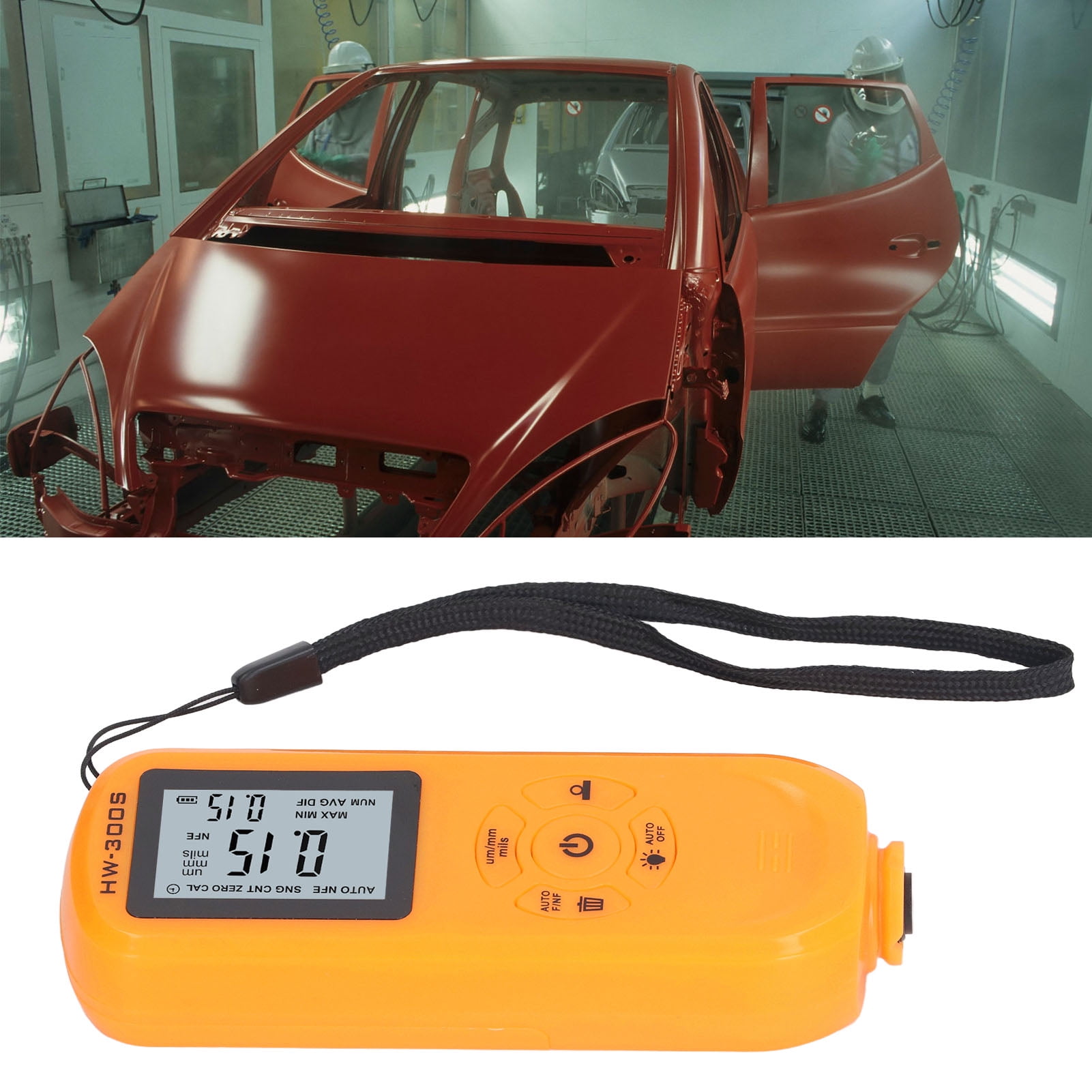 Paint Thickness Meter Gauge, Multifunctional Coating Thickness Gauge