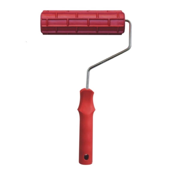 Paint Tool Brick Embossing Roller Wall Decor Pattern Texture Rolling Flower Roll