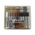 thumbnail image 1 of Paint Touch-Up Pen Set, Furniture Floor Scratch Repair Pen Touch-Up Pen Walnut Color Furniture Pen Crayon Furniture Scratch Repair Marker Paint Pen Floor Pen 2.5Ml, Multicolor(Brown7,5.3x0.8"), 1 of 7